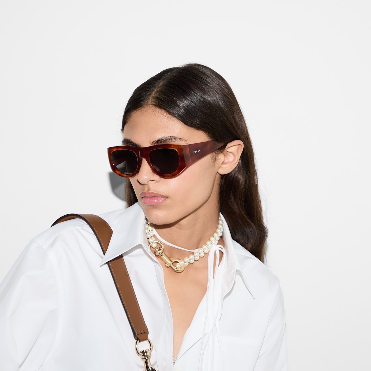 Rectangular-frame sunglasses - Image 3